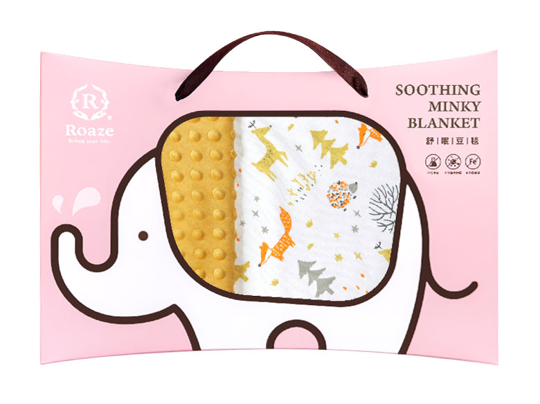 Roaze Soothing Minky Blanket - Jungle Adventure