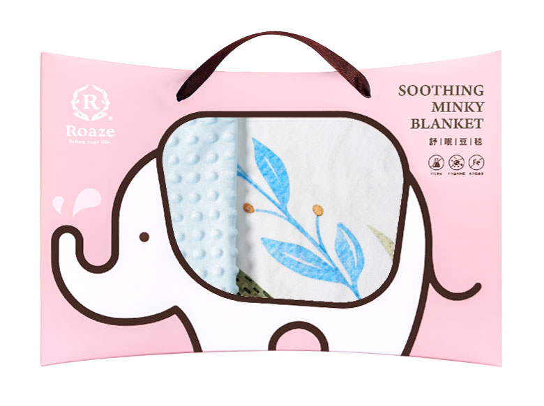 Roaze Soothing Minky Blanket - Gentle Baby Bear