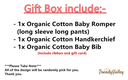 Trendy Valley Organic Cotton Gift Box Newborn Starter Set 2