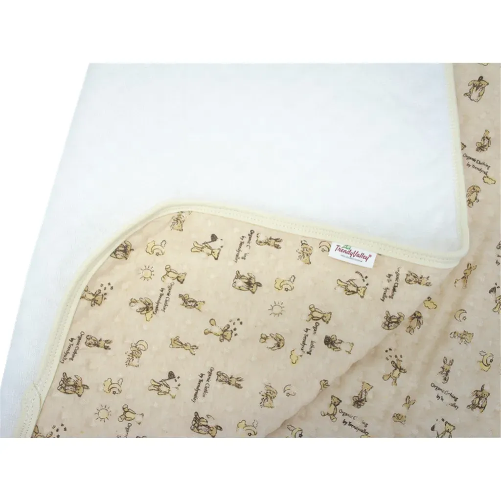 Trendy Valley Organic Cotton Baby Changing Mat / Mattress Bedding Protector