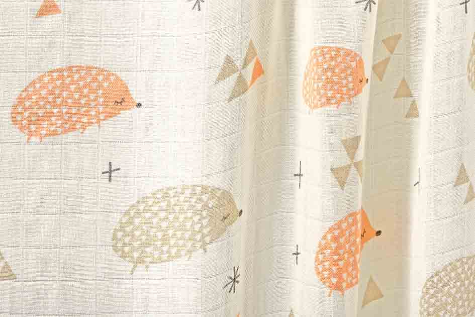 Roaze Muslin Swaddle - Autumn Orange Hedgehog