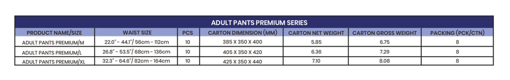 Activ Premium Adult Pants