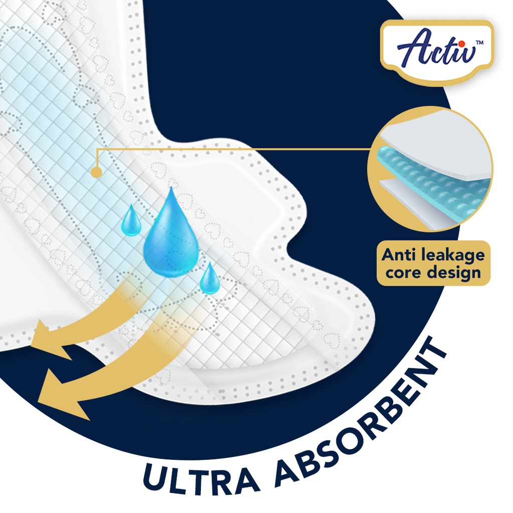 Activ™ Active Ultra-Thin Sanitary Pad