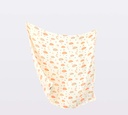 Roaze Muslin Swaddle - Autumn Orange Hedgehog