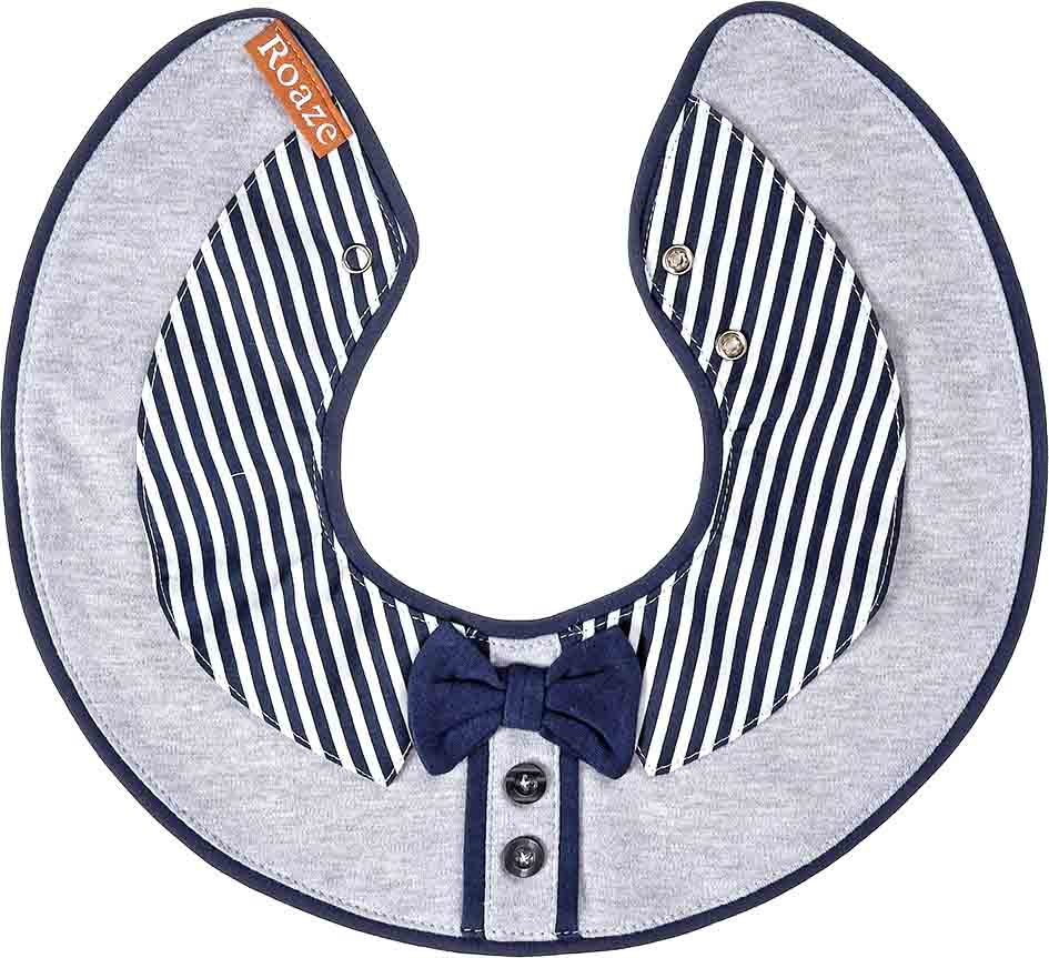 Roaze Fabric Baby Bibs - Little Gentleman