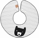 Roaze Fabric Baby Bibs - Delightful Black Bear