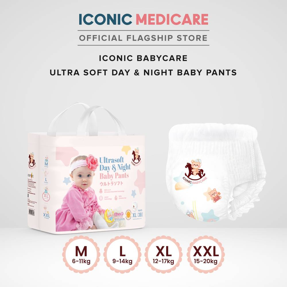 Iconic Babycare Ultrasoft Baby Diaper Pants