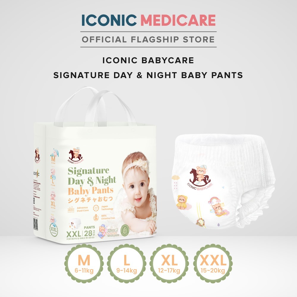 Iconic Babycare Signature Day & Night Baby Pants