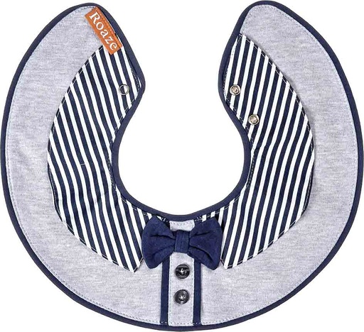 [4718000448963] Roaze Fabric Baby Bibs - Little Gentleman