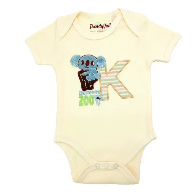 Trendy Valley Organic Cotton Short Sleeve Romper - Koala Zoo