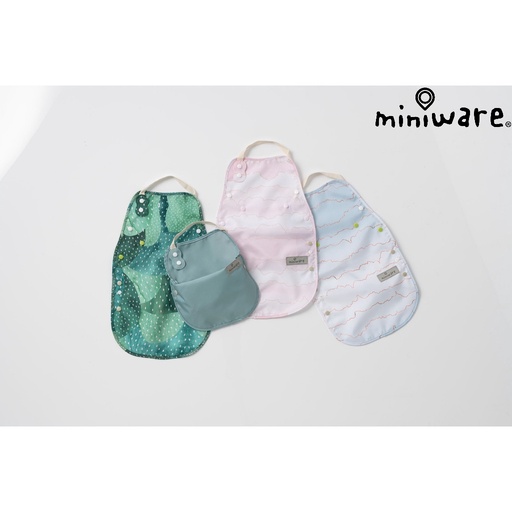 Miniware Catch & Cover Bib for Baby, Toddler & Kids